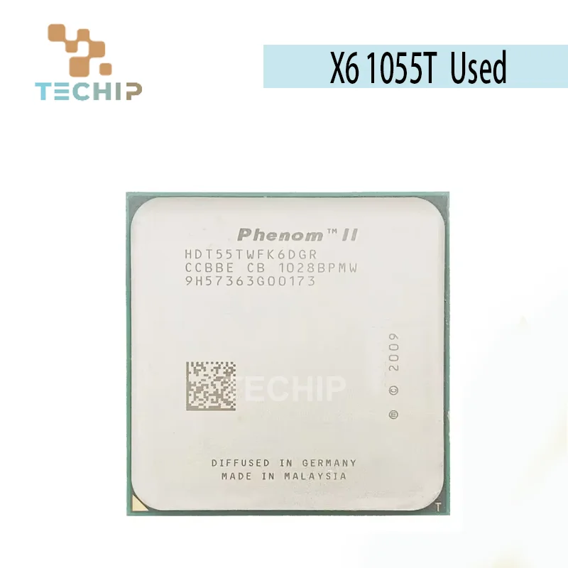 Phenom II X6 1055T 1055 2,8G 125 Вт Шестиядерный процессор HDT55TFBK6DGR Разъем AM3