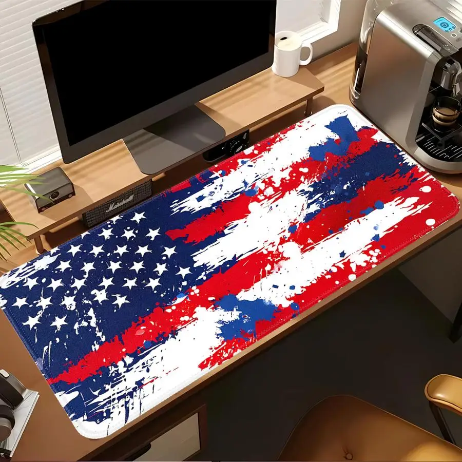 Flag Graffiti Mouse Pad Desk accessories Computer Laptop Pad Game Console Pad office Pad Keyboard Mouse Pad Waterproof