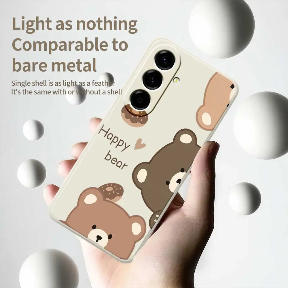 かわいいクマのスマホケース Samsung Galaxy A56 A32 A23 A22 5G A32 A23 4G A55 A54 A53 A52 A51 A35 A34 A31用 ソフトシリコンカバー