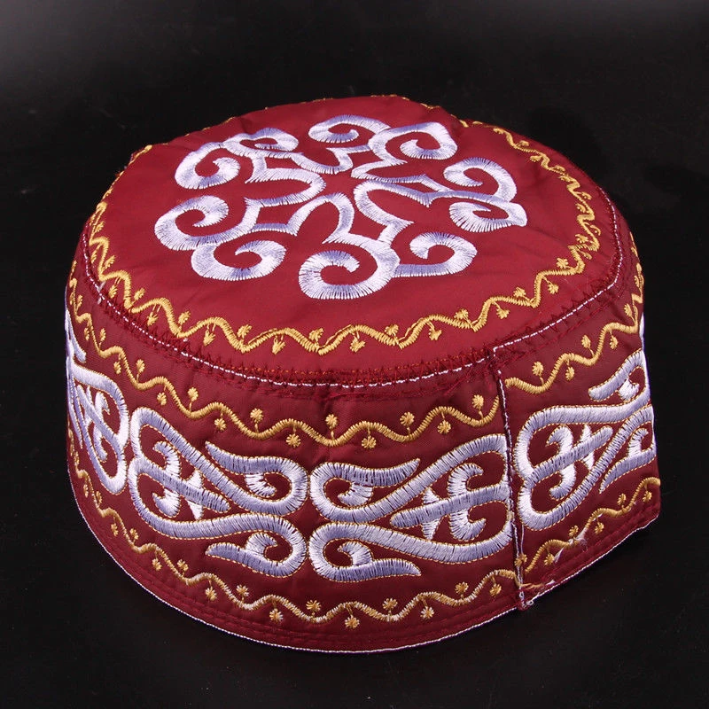

Muslim Caps For Men Clothing Prayer Hat Hand Embroidery Kufi Islamic Hijab Saudi Arabia Jewish Headwraps Party