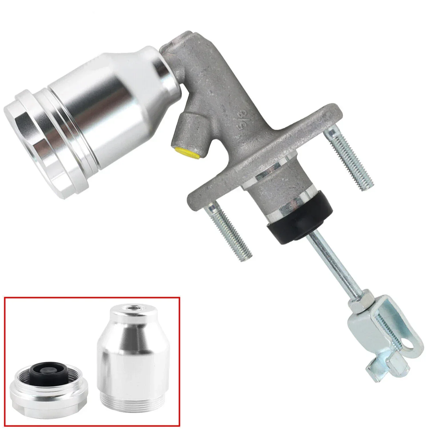 

Silver Replacement Clutch Master Cylinder with CMC Reservoir For 92-95 Civic EG 96-00 Civic EK 94-01 Integra DC2 Clutch Parts