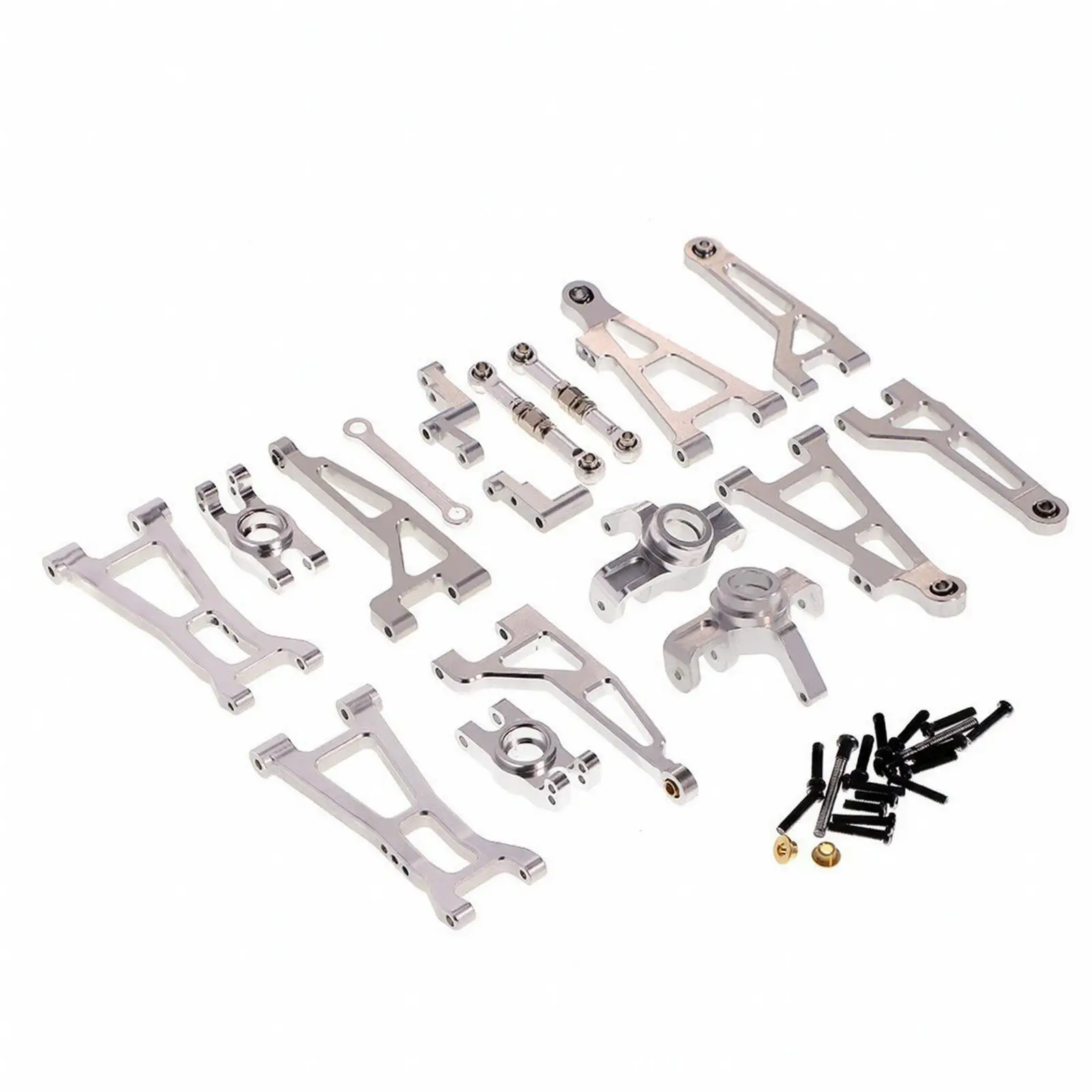 MJX 16207 Metal Upgrade Kit Rigid 1/16 RC Car Shock Absorber Arm Set Easy To