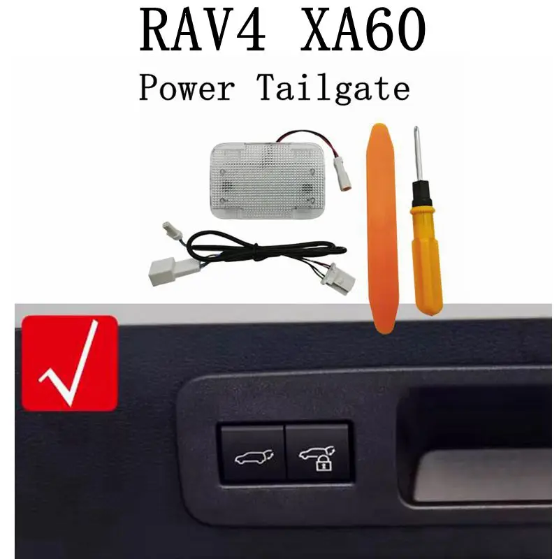 For Toyota RAV4 XA60 2026 Cargo LED Light Trunk Ceiling Lighting Kit to Hatch Door Cargo Lamp 1pc (Only For Power Tailgate)