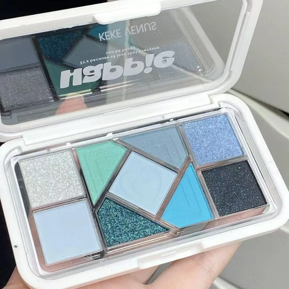 Langdurige glitteroogschaduw Levendige kleuren Verhelderend effect Glanzende kristallen oogschaduw Markeerstift Natuurlijk