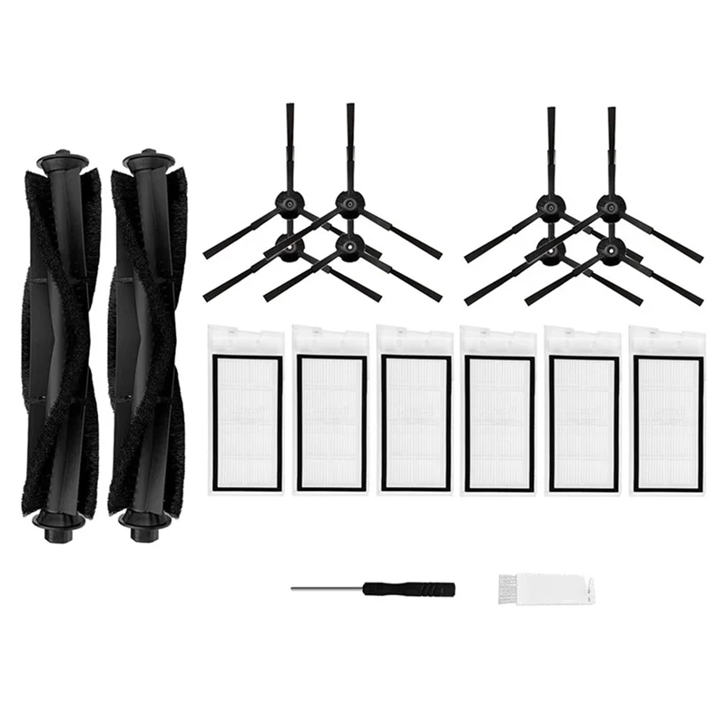 

[NEW!N92R】 Robot Vacuum Cleaner HEPA Filter Main Side Brush Spare Parts Accessories Kit For ROIDMI EVE PLUS