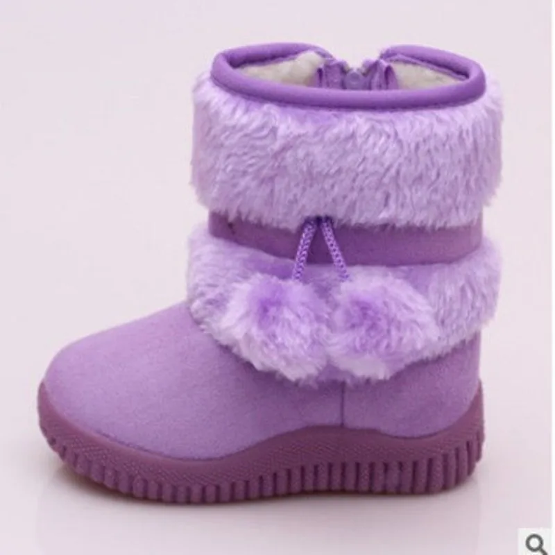 Kid Snowboots 2024 Nieuwe Verdikte Kinderen Warme Katoenen Schoen Booties Voor Kid Mode Meisje/Jongen Enkel Peuter schoenen