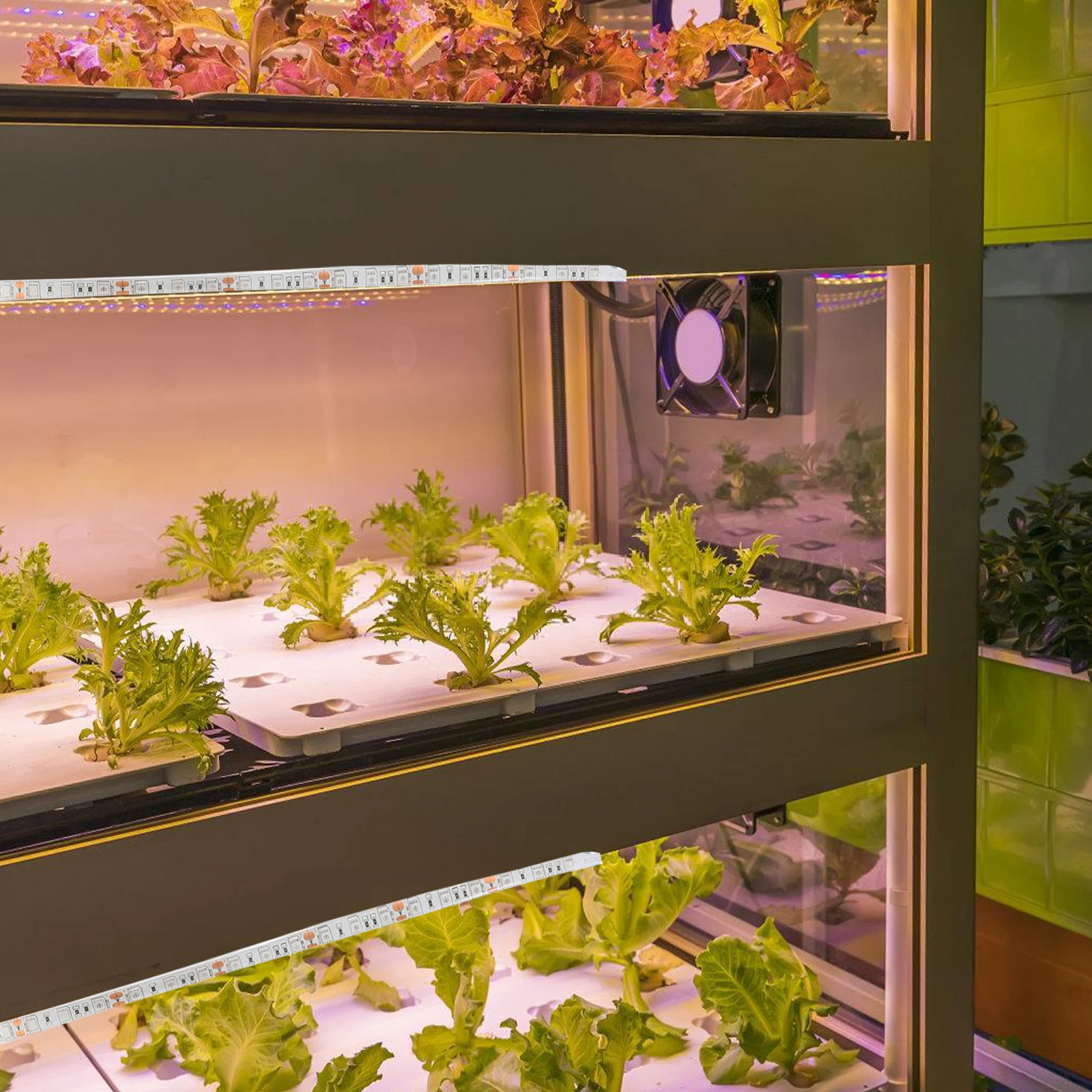 

300W LED Plant Lamp Waterproof Flexible Strip Self-Adhesive Backing Easy Installation for Garden Indoor Veg Flowers LED Grow