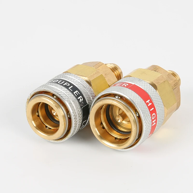 Automotive fluoride quick connector, automotive air conditioner R134a fluoride tool, refrigerant medium