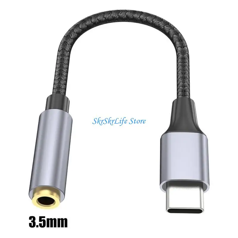

E65E USB C To 3.5mm Headsets Cable For Wide Ranges Of Electronic Device Quality Sound