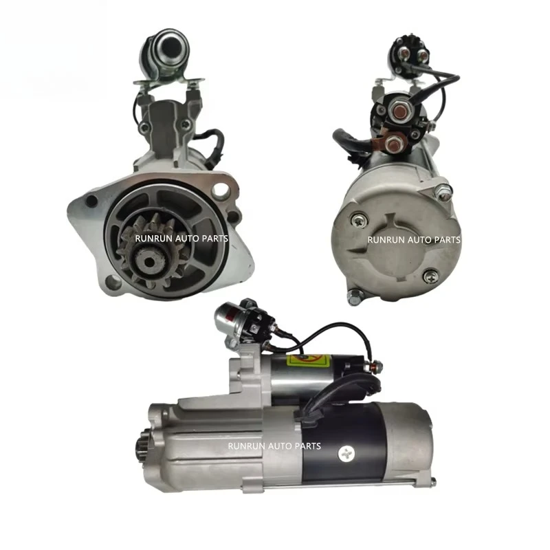 

Стартер 24В 6.0КВТ 12Т для двигателя Mitsubishi D06FRC-TAA 6.373L Sany SR155C10 M009T20471 M9T20471 60214357