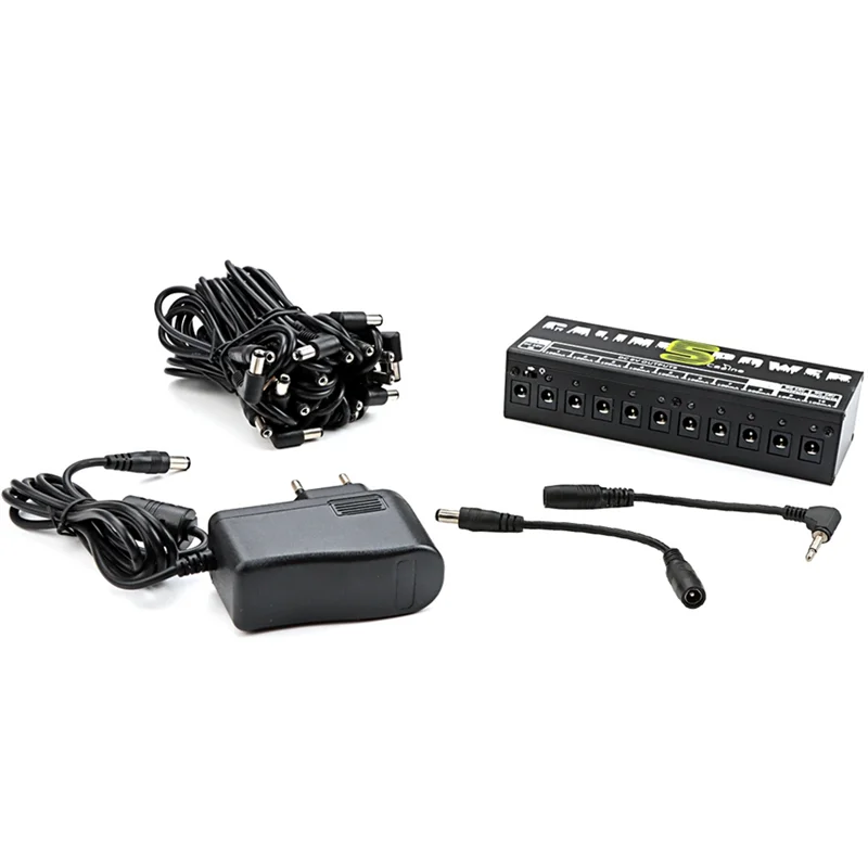 

AS98-CP-05 Guitar Effect Pedals Power Supply With DC 9V/12V/18V Outputs (EU Plug)
