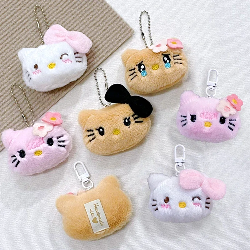 

Kawaii милый мультфильм Sanrio Hellokitty плюшевая кукла аниме брелок для женщин и девочек сумка украшения аксессуары кулон брелок