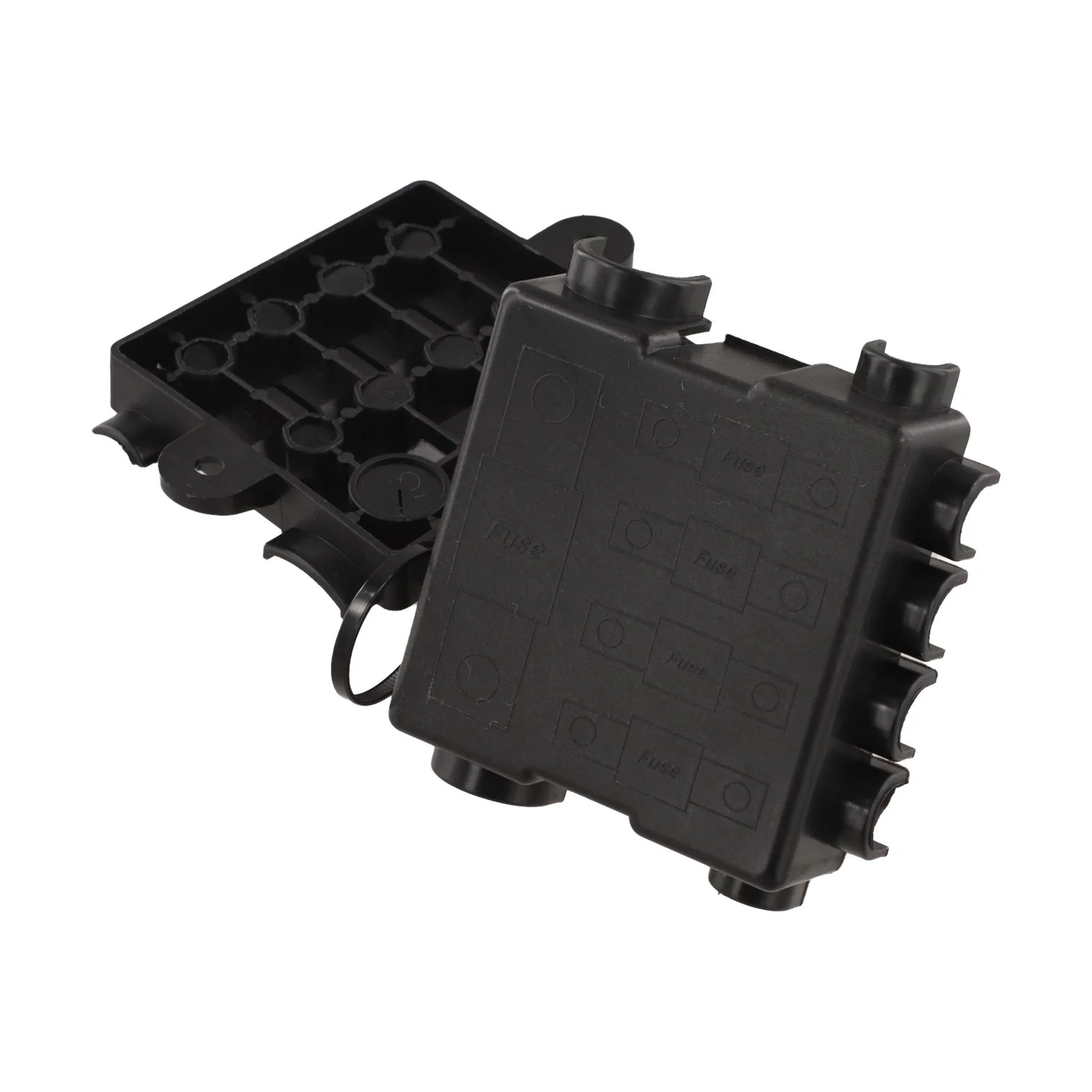 For Car Audio Installation AS SHOWN Car Fuse Holder Car Audio Fuse Holder Overload Protection 1 Input 4 Outputs