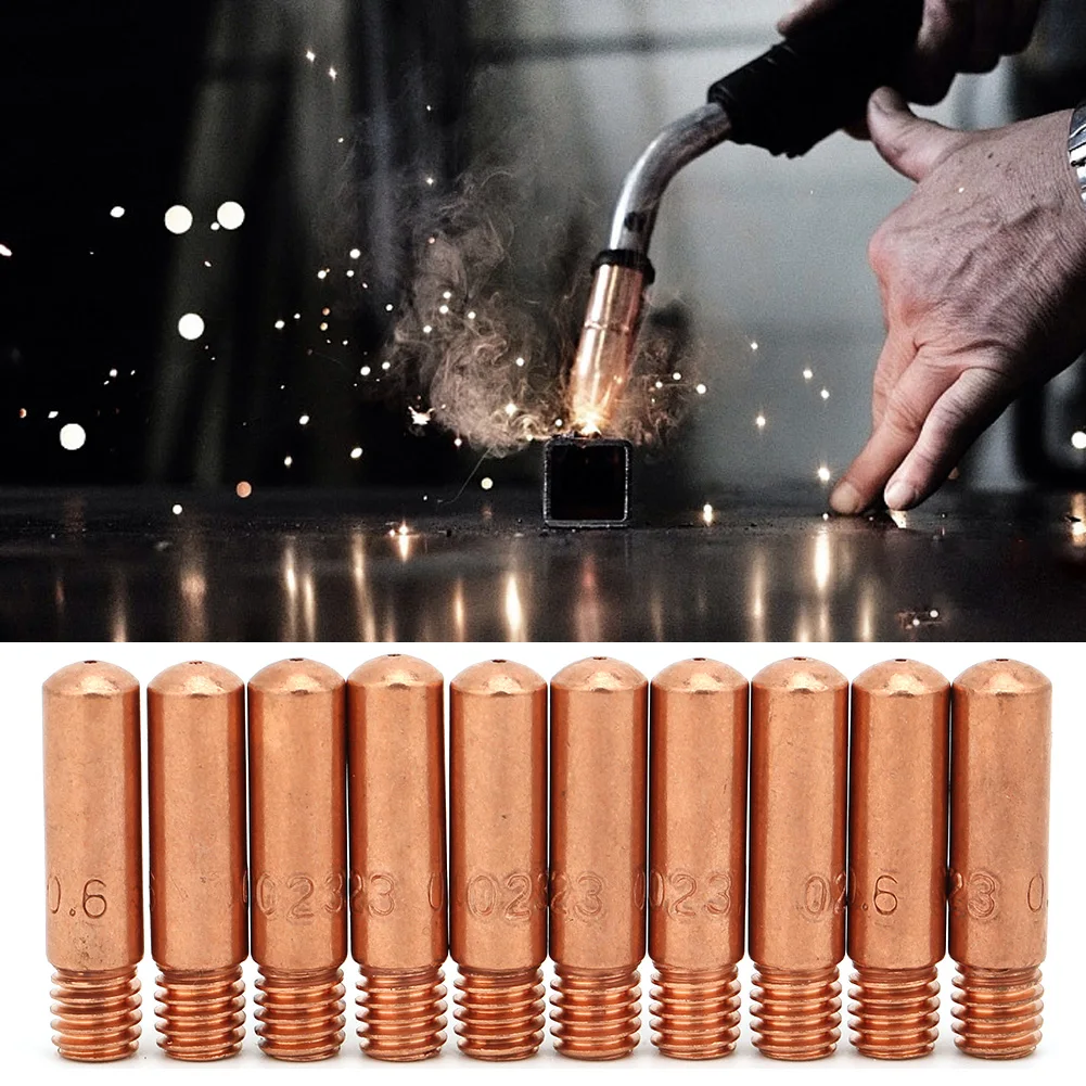 30Pcs Contact Tips Made of Premium Copper Material Professional Manufacturing Heat Resistant For Tweco Mini 100L MIG Welding Gun