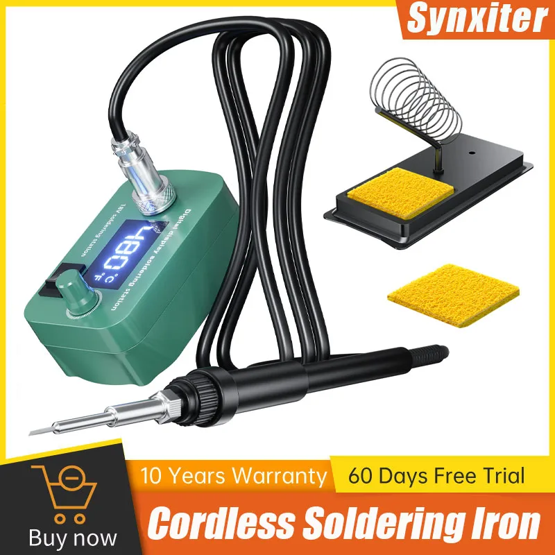 Cordless Soldering Iron For Bosch 18V Battery 300-510 Temperature Adjustable Electric Welding Kit 60W PCB Repair Power Tool