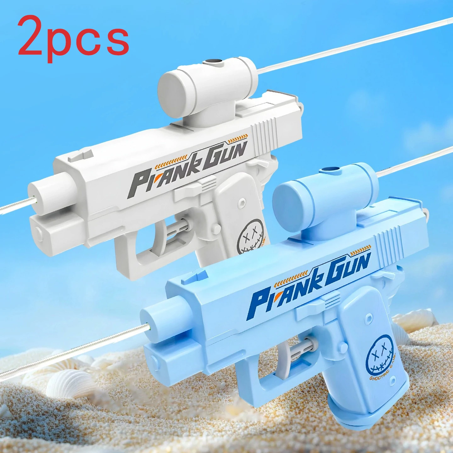 Pistola De Agua De Broma Bidireccional – Rociador Con Doble Chorro Delantero Y Trasero, Perfecto Para Fiestas Y Juegos De Agua