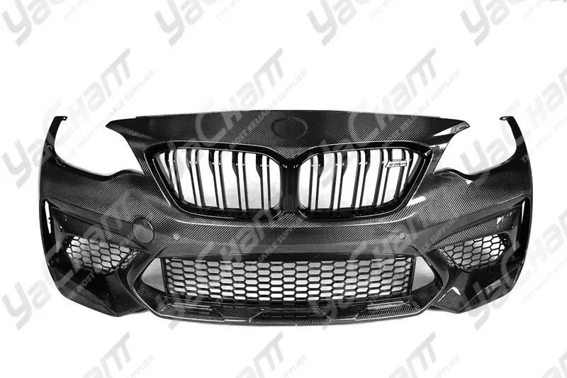 Car-Styling Carbon Fiber Rear Bumper Fit for 2016-2018 F87 M2 M2C M2C-Style Front Bumper