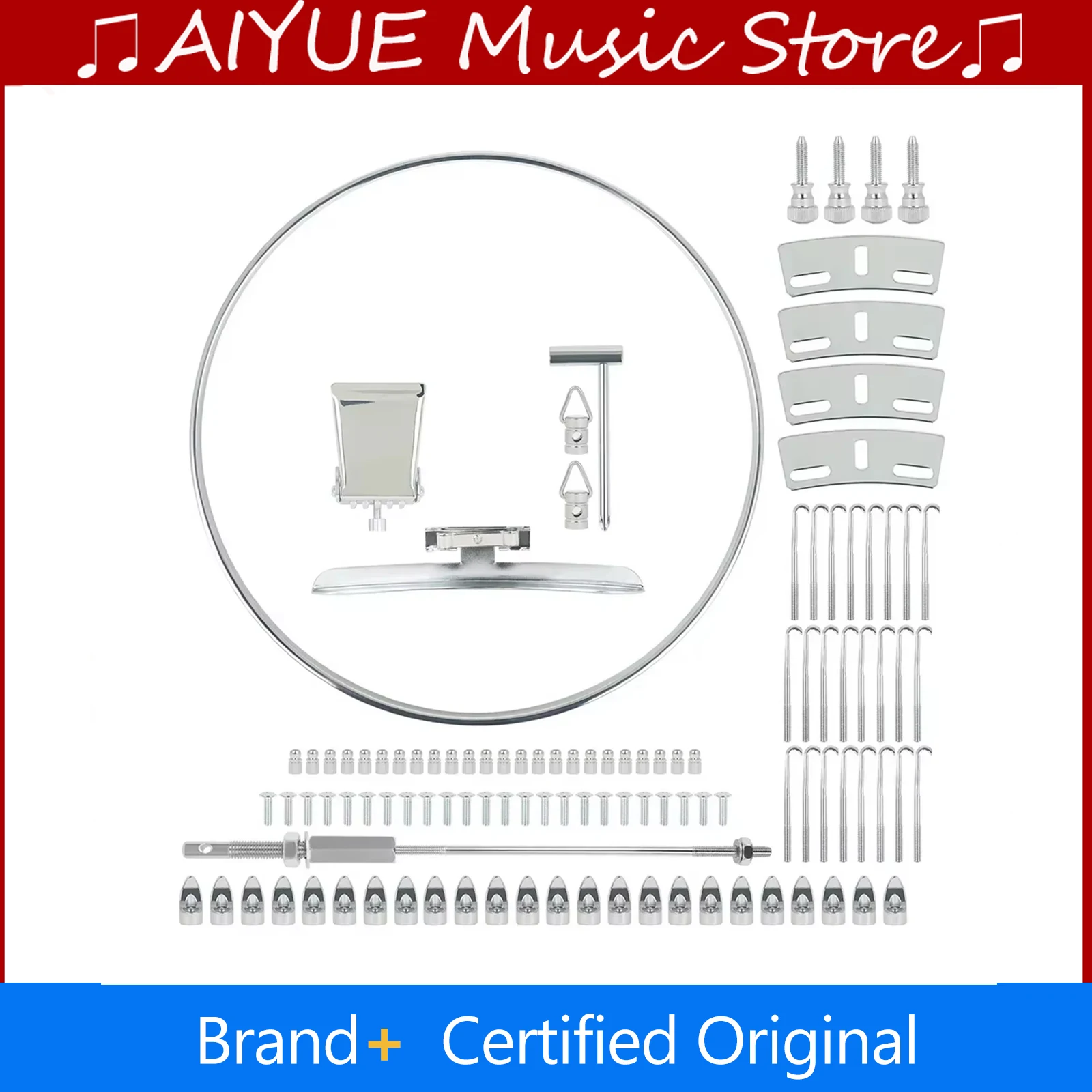 111Pcs/set Banjo Repair Tool Set Metal Threaded Screw Rustproofing Complete Kit Banjo Parts Replacement Maintenance Parts