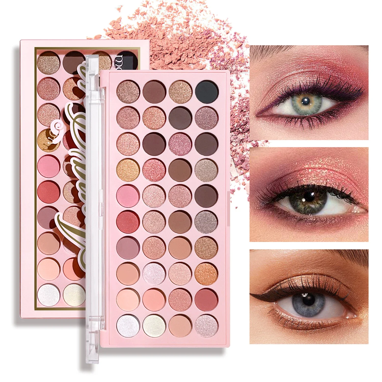 ANNA ROSE 40-color eyeshadow palette pearlescent matte daily long-lasting earth-tone eyeshadow palette