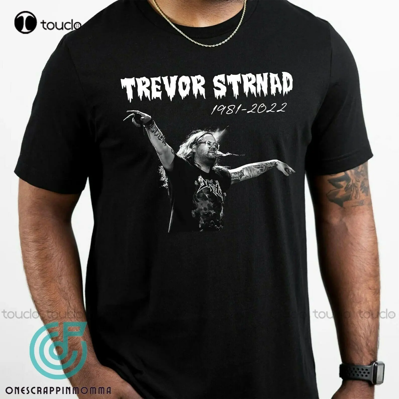 Trevor Strnad Shirt Rip Trevor Strnad Shirt The Black Dahlia Murder Singer Tee Boy Shirts O-Neck Streetwear Oversized Xs-5Xl New