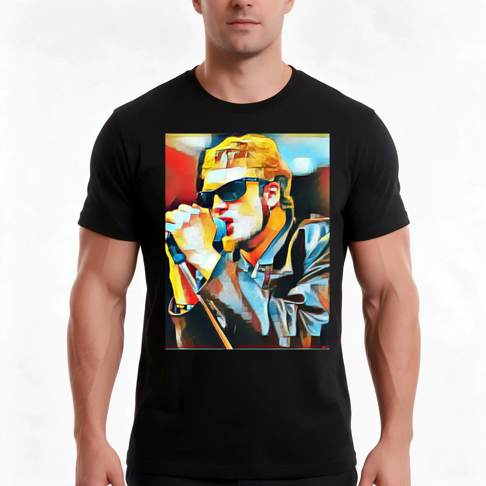 Layne Staley - Alice in Chains T-Shirt Summer Casual Cotton Tee Oversized Streetwear Tops Vintage Graphic Print 100% Cotton