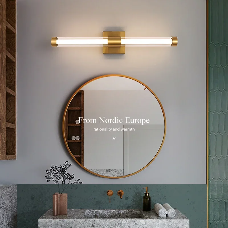 مصباح MZM الحديثة LED مرآة مرآة داخلية الجدار ضوء ماكياج مصباح ليد لمرحاض السرير المرحاض مغسلة مرآة الضوء الأمامي