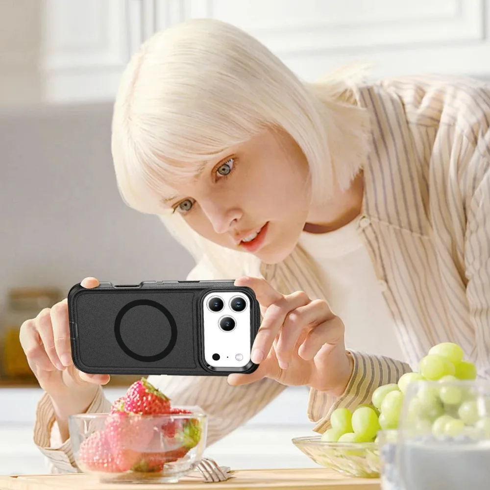 3in1ヘビーオッターアーマーボックスシリーズディフェンダーフォンケース iPhone 17Air/16/15/14/13 Pro Max用 耐衝撃 充電器保護 ハードカバー