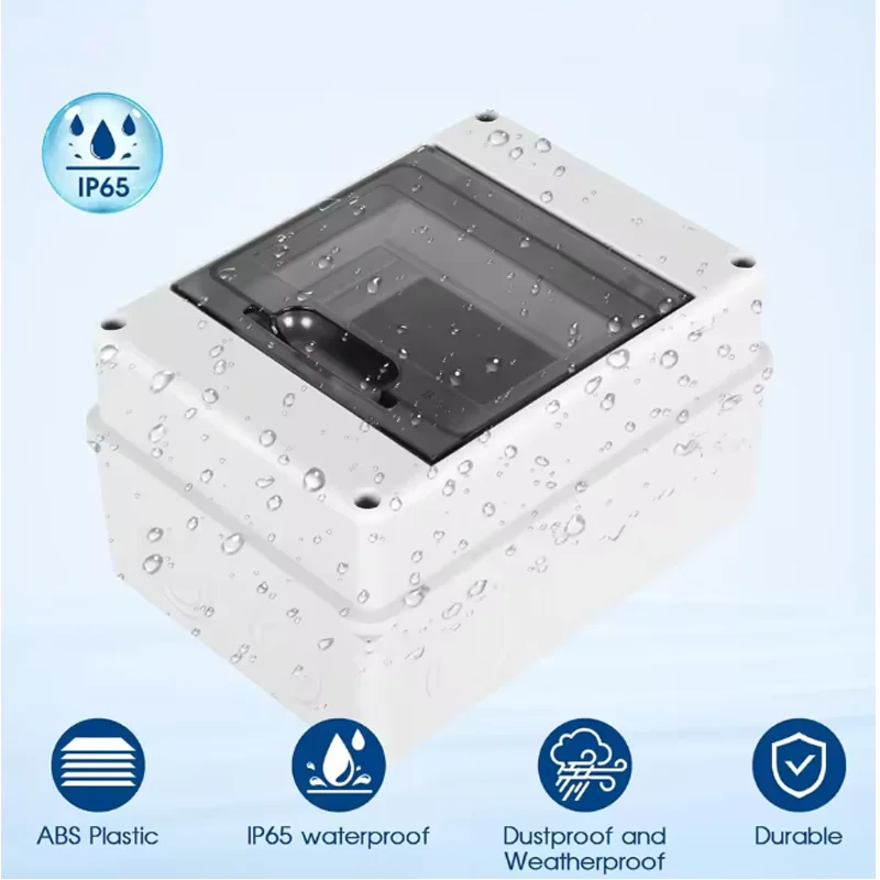 Outdoor IP65 Plastic Waterproof Distribution Box Panel Installation Electrical Junction Box for Secure Wiring Management