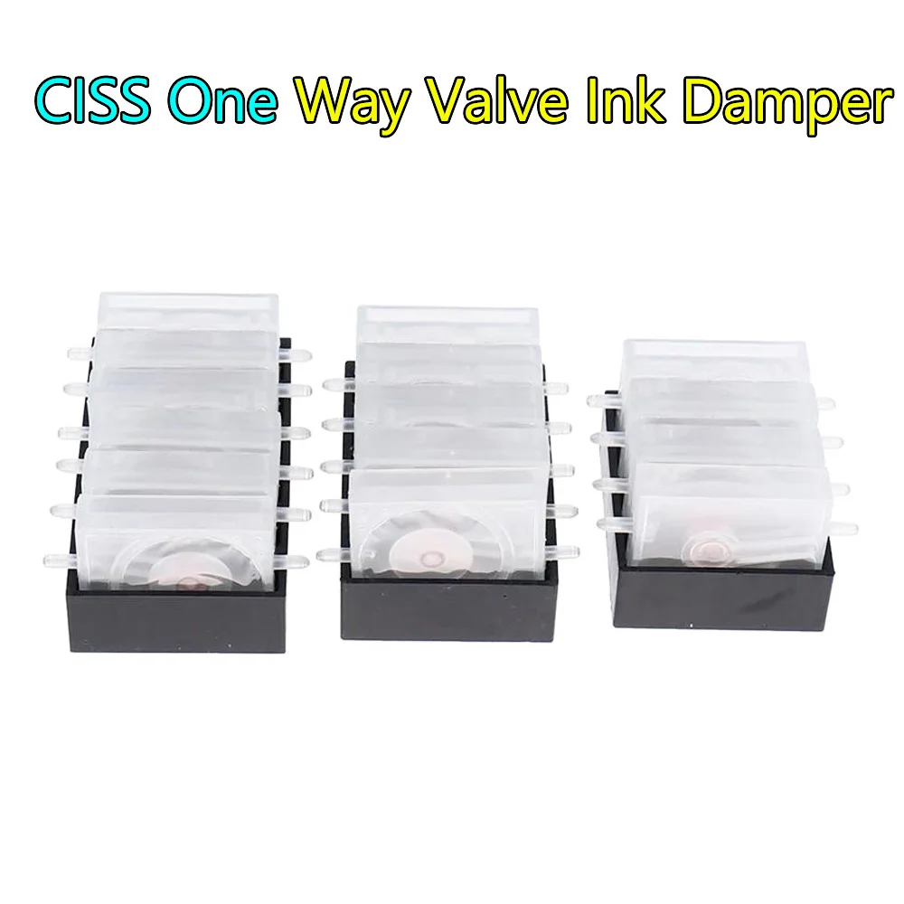

4/5/6 Colors CISS DIY Damper Single Pass One Way Valve Ink Damper For Epson Brother Canon HP CISS Ink Control Valves