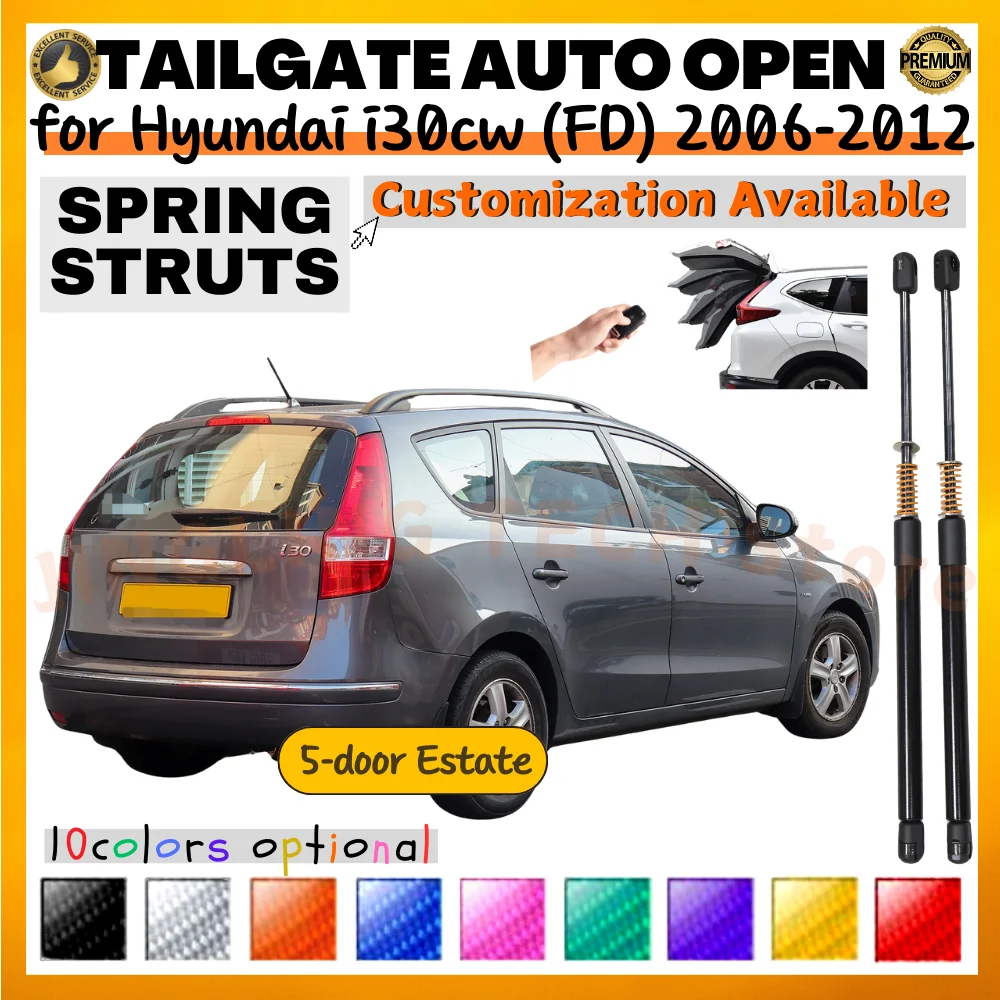 

Qty(2) Trunk Struts with Spring for Hyundai i30cw (FD) Estate 2006-2012 512.5MM Rear Tailgate Boot Lift Supports Shock Absorbers