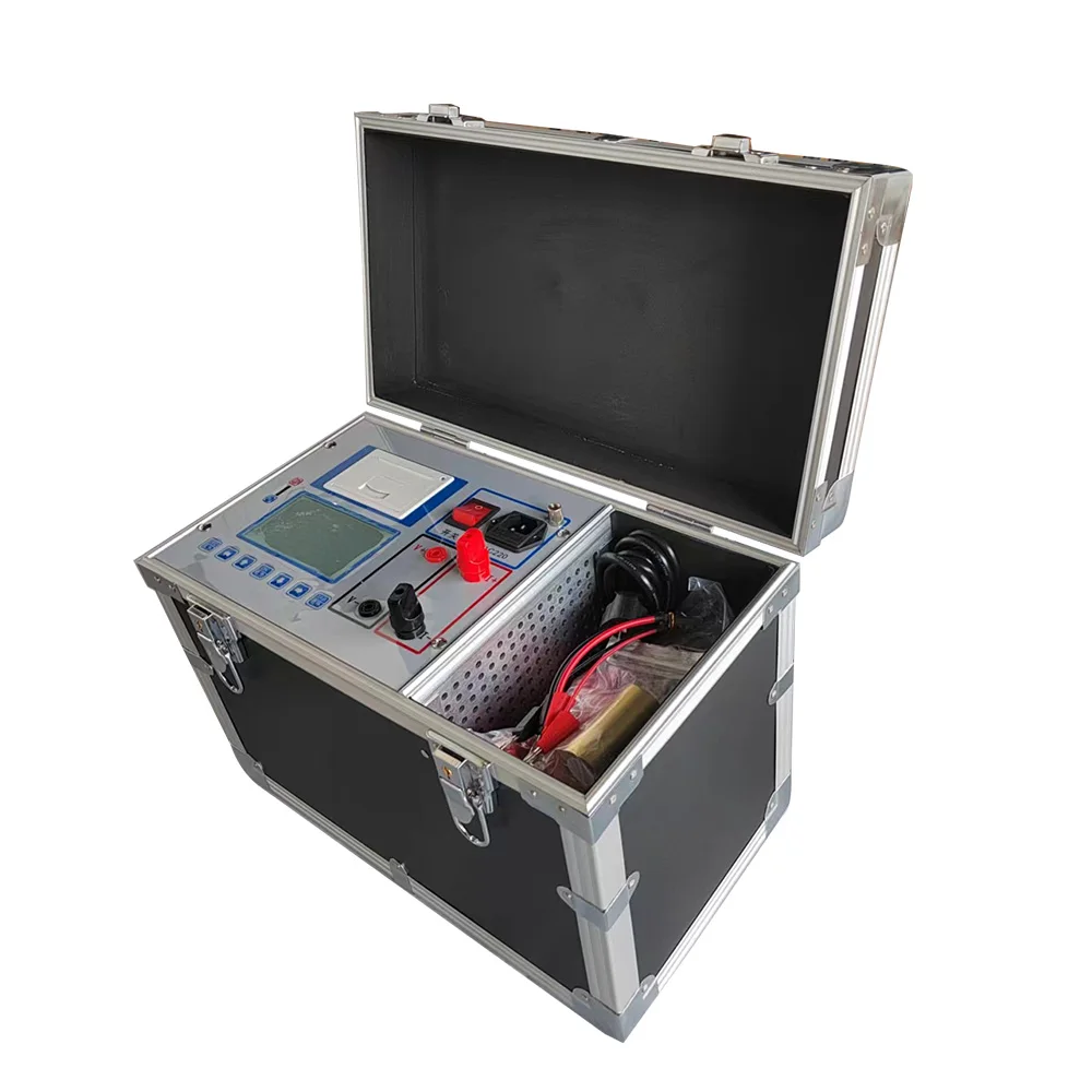 ZXY Portable LCD Display Screen 10A DC Resistance Tester Transformer Winding Resistance Meter 50Hz Multimeter Test Equipment