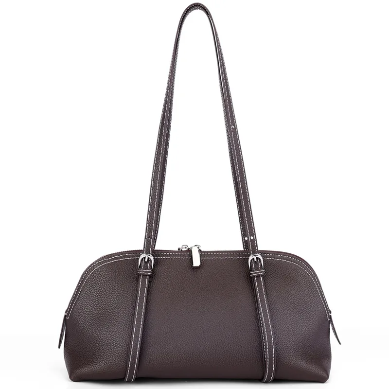 

Genuine Leather Handbag for Women, Simple and Versatile Shoulder Bag, 2026 New Fashion Commuter Tote Bag, Crossbody Bag, Underarm Bag