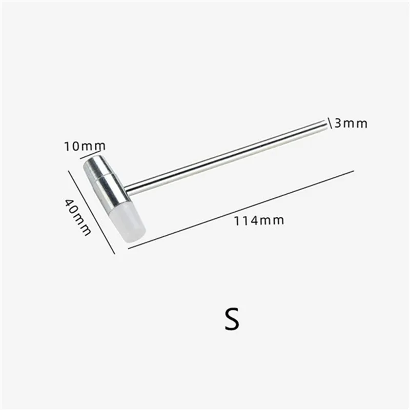 100Pcs Mini Metal Hammer Multi-function Woodworking Watch Strap Jewelry Repair Tool DIY Maintenance Clock Double Head Hammer