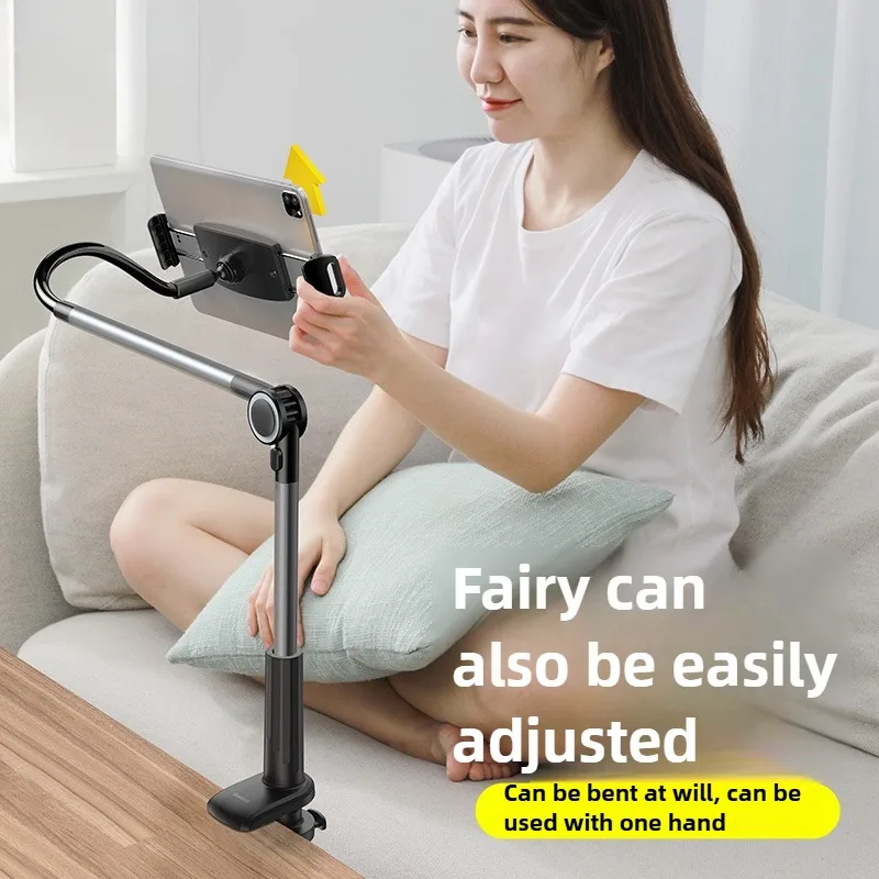 

Clip Phone Holder 360° Rotatable Lazy Tablet Stand Long Arm Base for iPhone iPad Samsung Xiaomi Bed Desktop Bracket Stand