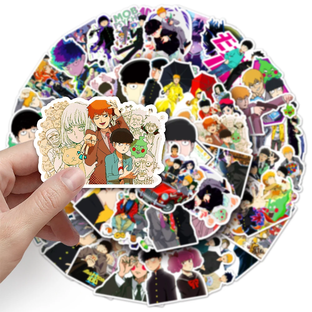 10/30/50pcs Mob Psycho 100 Adesivi Del Fumetto Anime Giapponese Graffiti Decalcomanie FAI DA TE Del Computer Portatile Bottiglia di Acqua Del Telefono Cool Manga pacchetto di adesivi