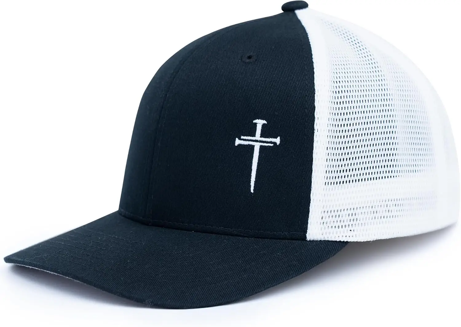 

Christian Hats for Men Premium Jesus Hats for Men 3 Nails Cross Hat 6 Panel&Structured