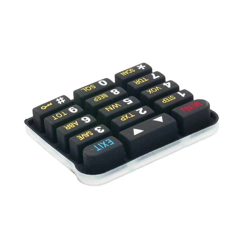 Teclado numérico para walkie-talkie Baofeng, piezas de reparación de Radio bidireccional, 5 piezas, UV9R