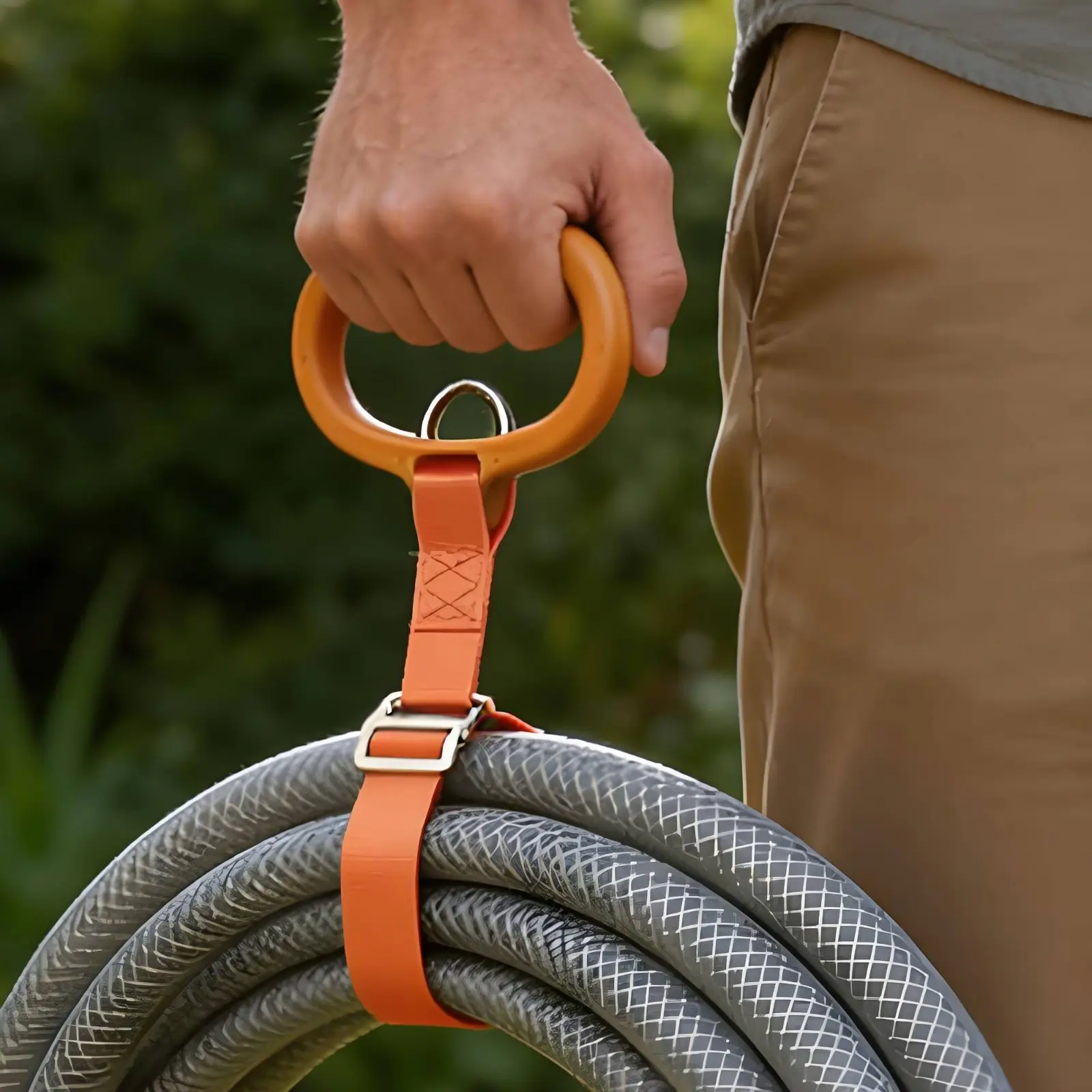 

Hose Storage Strap Heavy Duty Hose Carrier Strap Portable Sturdy for Outdoor, Garage