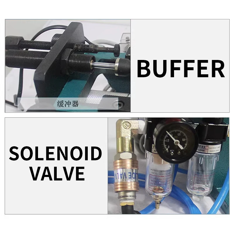 50MM/100MM Pneumatic Wire Stripper Semi-Automatic Compact Cable Stripper Scrap Cable Cutting and Recycling 220V