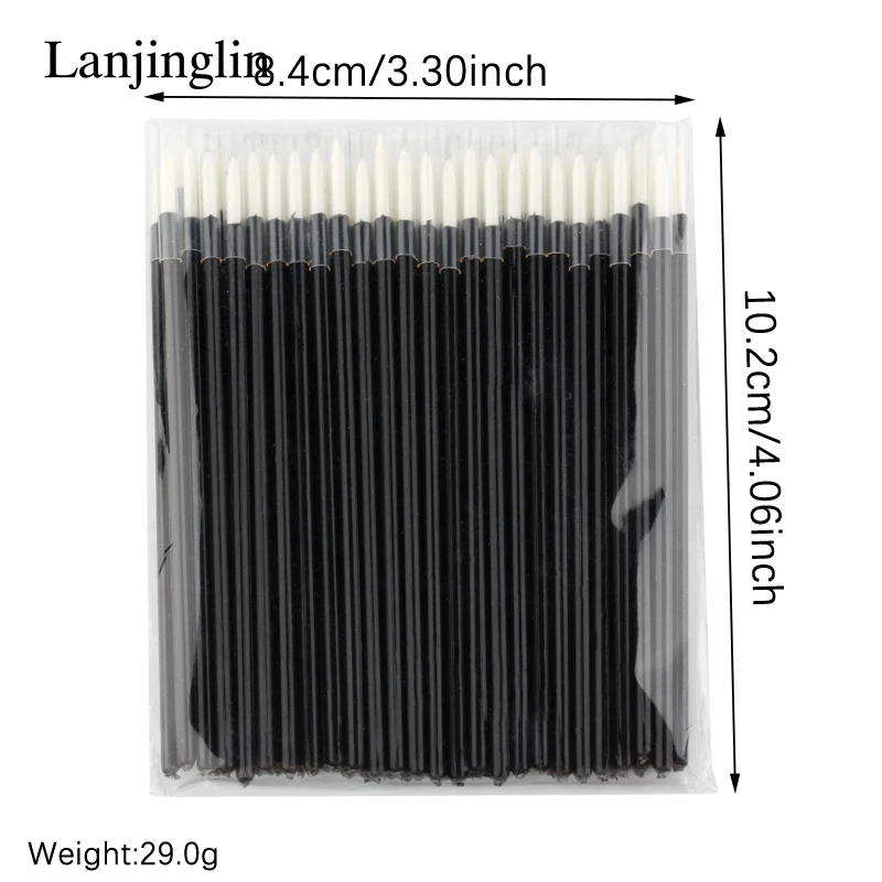 50 teile/los Eyeliner Make-Up Pinsel Wiederverwendbare Gel Liner Nail art Pinsel Malerei Stift Eyeliner Schönheit Eyeline Makup-Tools