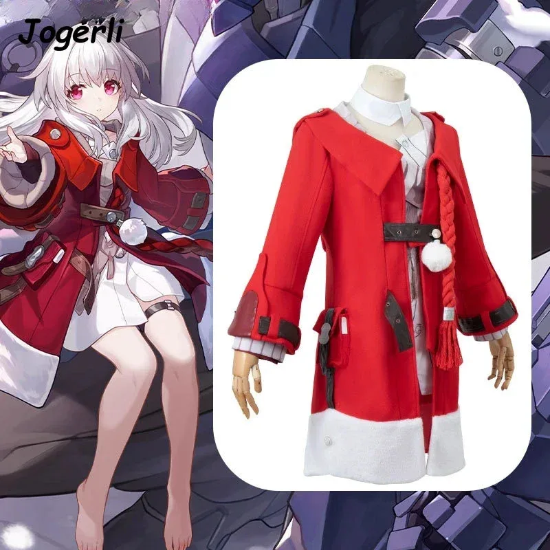 Jogerli Honkai Star Rail Clara Cosplay disfraces traje conjunto completo Trailblazer juego mujeres trajes peluca Anime tela Navidadc;8,k'5;h.