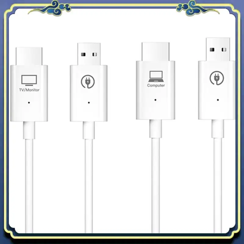 

5G 50M Wireless Video Transmitter Display USB Adapter Dongle For TV Stick Monitor Projector Switch