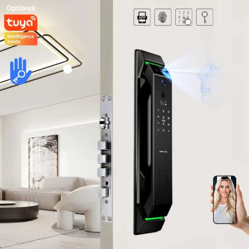 Tuya 3D распознавание лиц цифровой отпечаток пальца умный замок