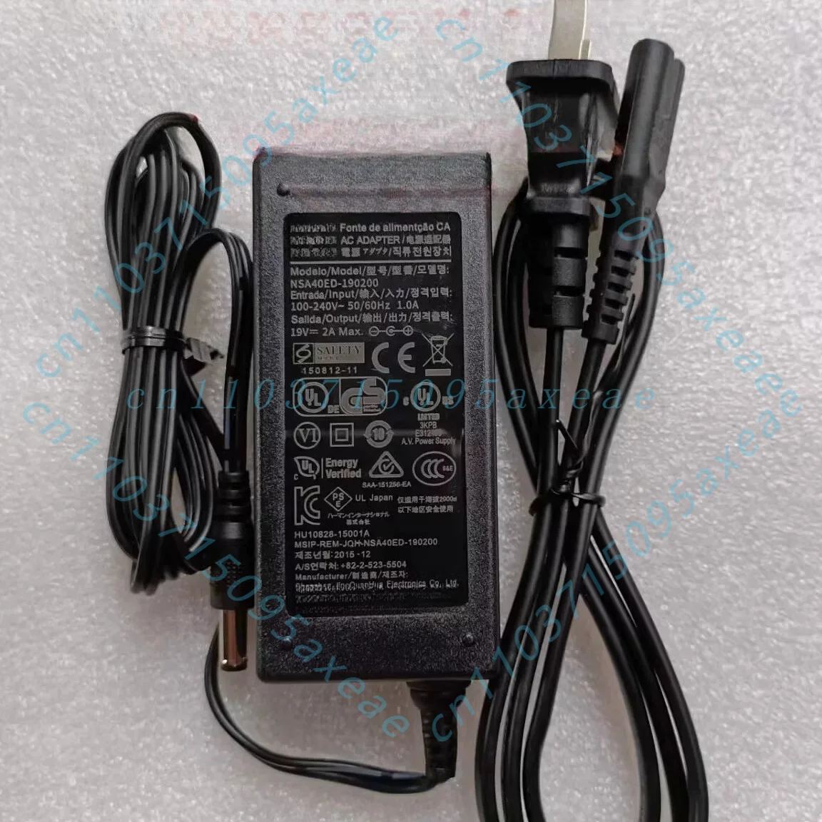 For HARMAN KARDON Onyx Studio 1 2 3 4 Power Adapter 19V 2A Charger for Bluetooth Speaker NSA40ED-190200