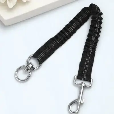 

Reflective Dog Extension Leash Sturdy Mountain Climbing Nylon Rope Lightweight Comfortable Hold Ideal Daily Use Black