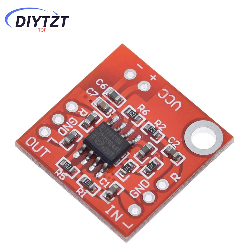 DIYTZT 1/5PCS DC3V-6V Stereo TDA1308 Headphone Amplifier Board Headset Amp Preamplifier Board Module - Image 2