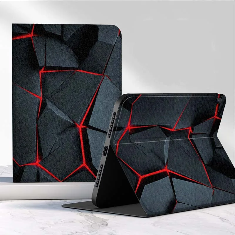 

Carbon Fiber Cool Pattern For Samsung Galaxy Tab S11 A11 A9 A8 S6 A 10.1 A7 10.4 Plus 2025 2023 2022 Tablet Case