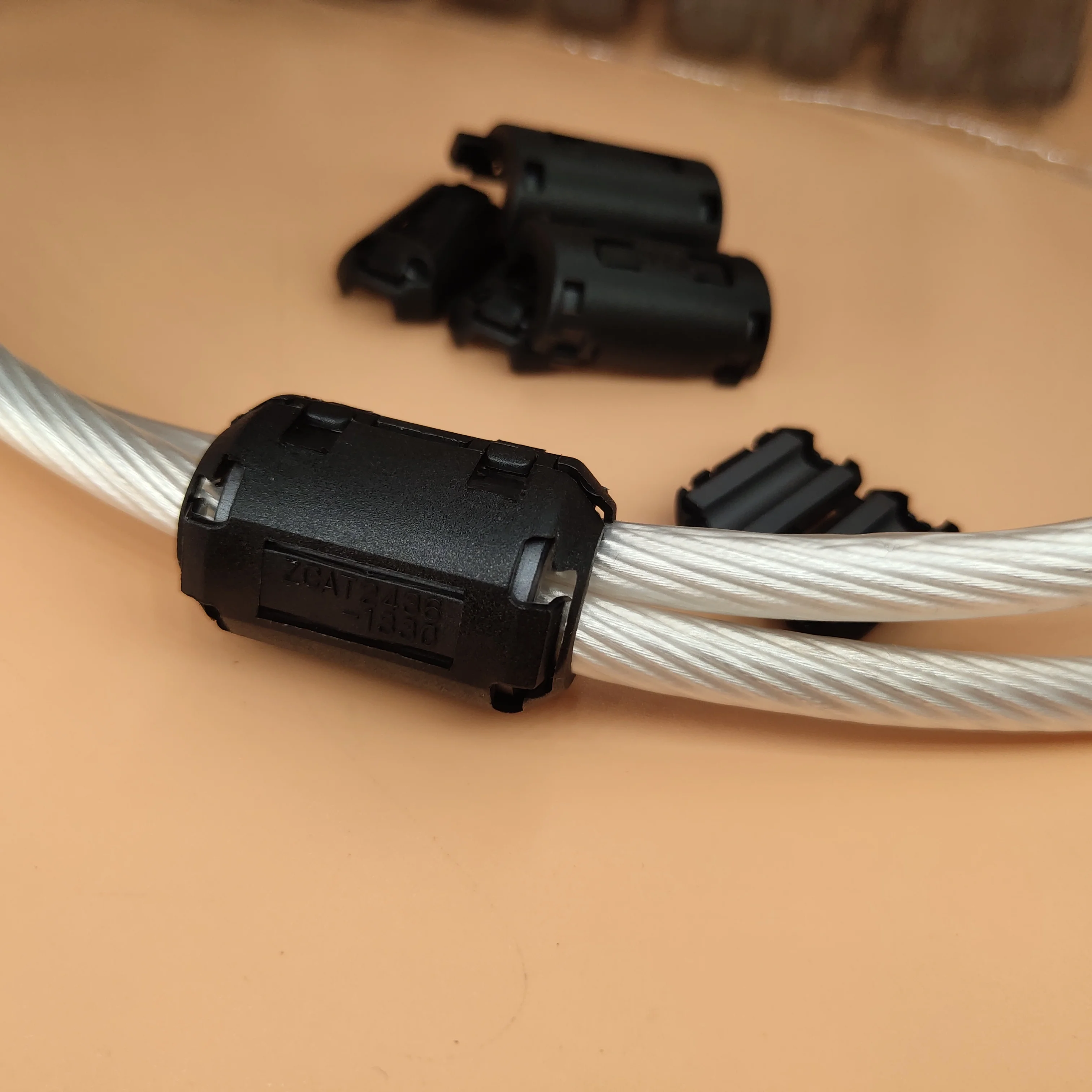 Nuovo TDK 10 Pz Nero 5/7/9/13mm staccabile anti-inceppamento schermatura a scatto anello magnetico filtro ad alta frequenza per cavo audio