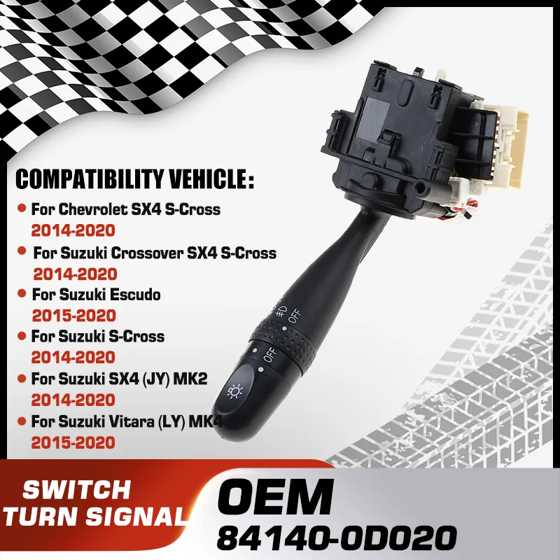

Turn Signal Switch For Chevrolet SX4 S-Cross Suzuki Crossover SX4 S-Cross Suzuki Escudo Suzuki S-Cross Suzuki SX4 Suzuki Vitara