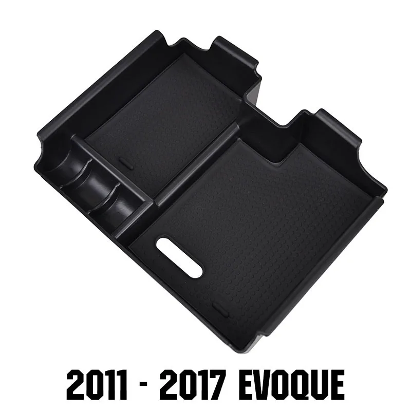 Fit For Land Rover Evoque Armrest Arm Rest Storage Box Center Console Bin Tray Case Holder 2011 2012 2013 2014 2015 2016 2017